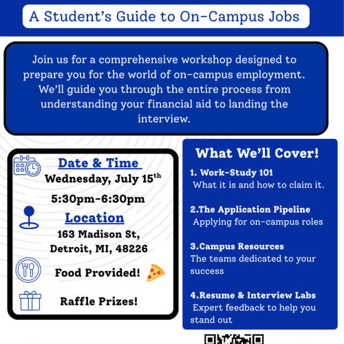 Ready, Set, Work! A Student's guide to On-Campus Jobs